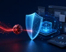 GPT‑Red testing a digital AI agent’s defenses against malicious instructions.