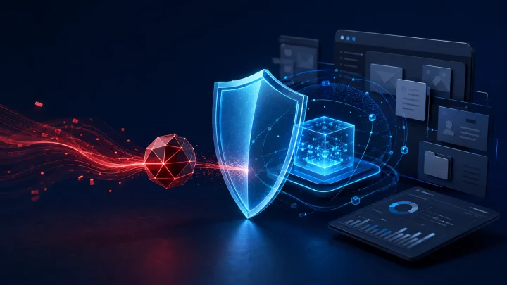GPT‑Red testing a digital AI agent’s defenses against malicious instructions.