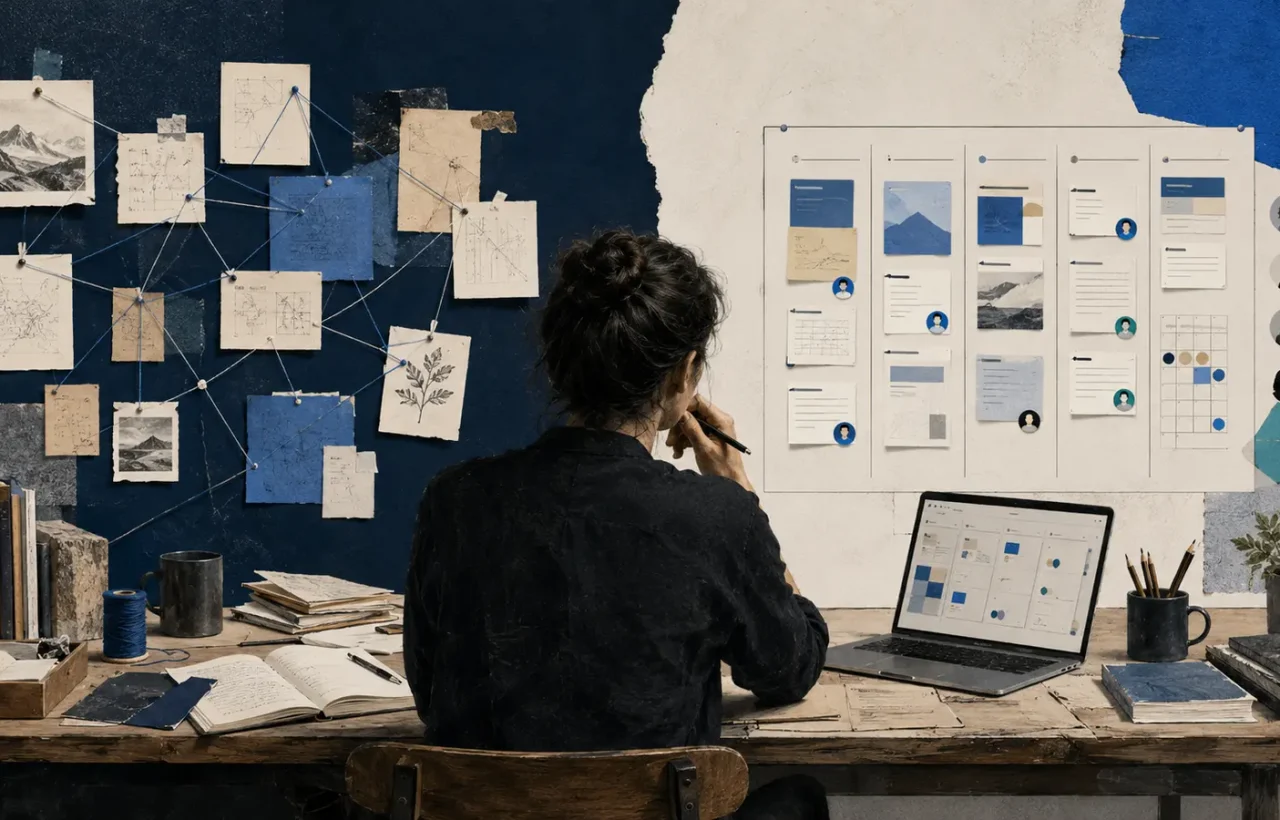 A local network of Markdown notes is compared with a collaborative cloud workspace.